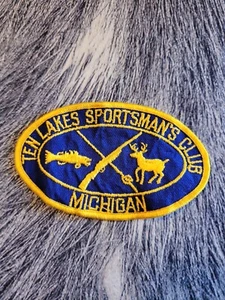 Ten Lakes Sportsman's Club Michigan Patch - Picture 1 of 4
