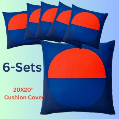 IKEA Cushion Pillow Covers 20x20" for Sofa & Home Decor MAJALLOTA (6-Pack) - Image 1 of 3