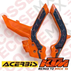 KTM EXCF450/EXCF500 ACERBIS X-FRAME PROTECTORES NARANJA/NEGRO 2020-2023 - Imagen 1 de 4