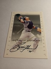 1996 Leaf Extended Series Authentic Signature Brian Johnson San Diego Padres