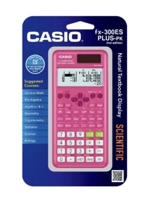 Casio Scientific Calculator FX-300ES PLUS-PK 2nd Edition ACT SAT PSAT - Picture 1 of 4
