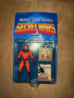 Marvel Super Heroes Secret Wars Magneto y su escudo secreto, ¡de colección sin perforar! 1984 Foto 1 de 4