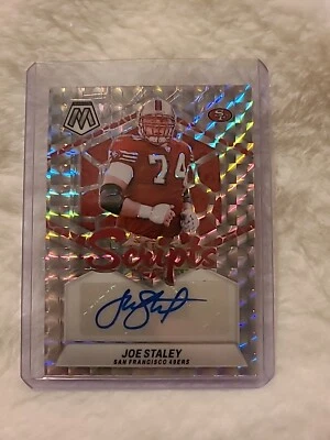 2024 Panini Mosaico Joe Staley Scripts Auto San Francisco 49ers SC-JSY - Imagem 1 de 2