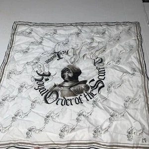 Vintage Trader Vic's London Royal Order Of The Scarf Hubert de Watrigant 20x20 - Picture 1 of 12