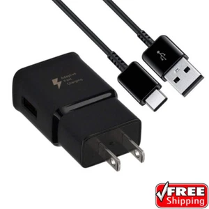 NEW Samsung Adaptive Fast Charger & Type-C USB Cable for Samsung Galaxy A42 - Picture 1 of 3