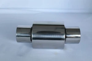Abrazadera de escape 6"" x 2"" x 10"" Silenciador caja trasera resonador de acero inoxidable universal - Imagen 1 de 3