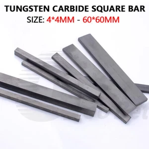 Solid Carbide Steel Sheet Plate Flat Stock Square Bar Blanks 4*4mm - 60*60mm - Picture 1 of 11