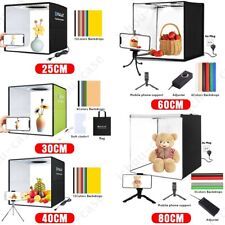 80CM-25CM Photography Studio LED Photo Light Soft Box Big Lighting Tent Room Kit