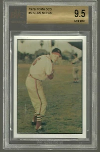 Stan Musial 1979 TCMA #9  BVG 9.5 X 3 THE 1950'S Cardinals HOF GEM MINT 10 - Picture 1 of 2