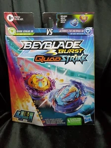 Beyblade Burst QuadStrike Ultimate Evo Valtryek V8 & Divine Xcalius X8 Dual Pack - Picture 1 of 5