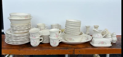 Pfaltzgraff Surtido Juego de Mesa Repuesto "Tú eliges" Piezas Rosa de Té Foto 1 de 4