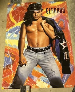 Póster de cantante latino Gerardo “Rico Suave” de colección 1991 23x35 casi nuevo - Imagen 1 de 6