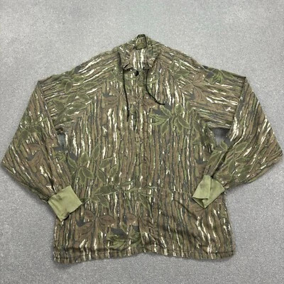 RealTree Jacket Adult Large Green Workwear Canvas Camo Hunting USA Made Coat Men - Image 1 of 4