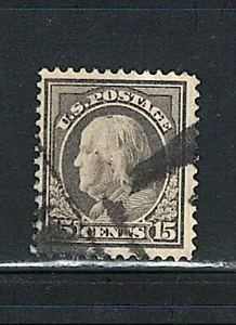 US Year of 1912 Franklin Stamp Scott# 418 (Used), - Picture 1 of 2