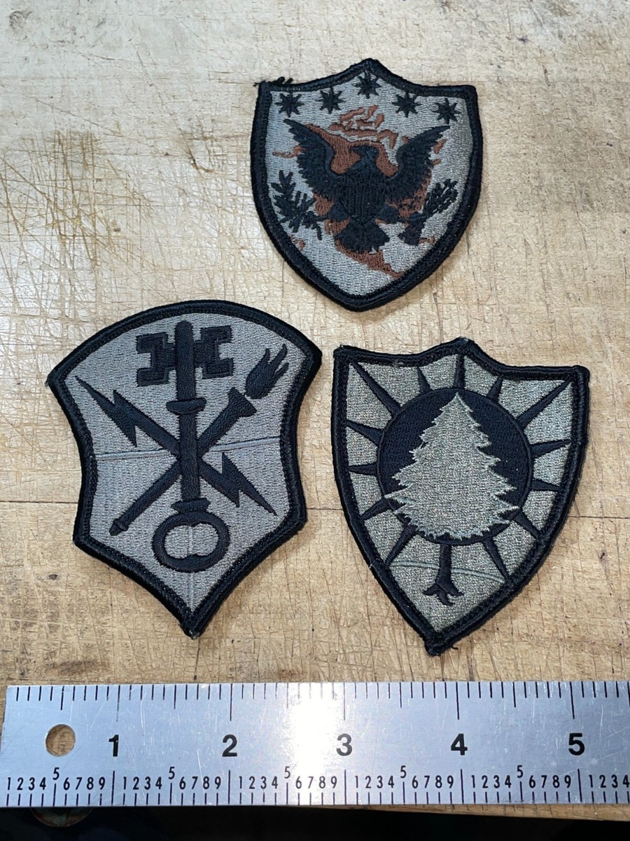 Parche Coe Negro Parche Negro Guardia Forma Escudo X 5,5