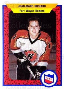 1991-92 ProCards AHL IHL #243 Jean-Marc Richard
