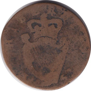 Irland - 1/2 Penny - George III - Junge Büste - Kurze Büste - 1767 - Nr. 124 - Bild 1 von 2