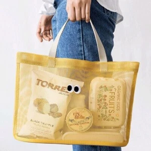 Foldable Cute Shopping Handbag Travel Toiletries Organizer Summer - Picture 1 of 14