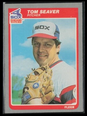 1985 Fleer Tom Seaver Chicago White Sox #526 - Image 1 of 2