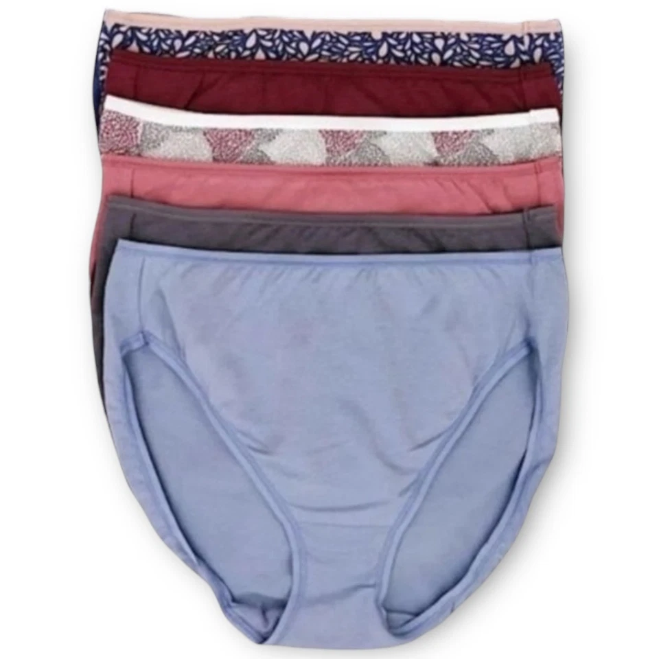 Nuevo en caja Bragas Felina Algodón Elastizadas Corte Alto Paquete de 6 Grandes Multi Sin Etiquetas para Mujer Foto 1 de 3