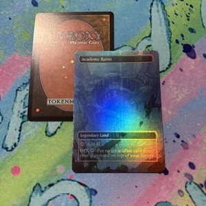 Academy Ruins Full Art Foil Mtg Playtest Karte  - Bild 1 von 2