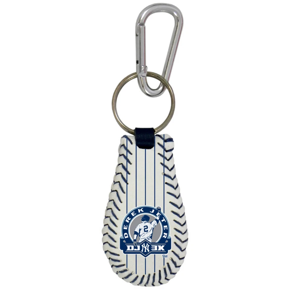 New York Yankees Keychain Baseball Derek Jeter DJ3K Pinstripe CO - Image 1 of 1