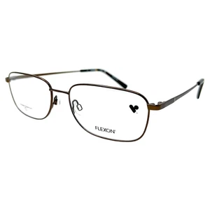 FLEXON - H6068 202 56/17/145 - MATTE COFFEE BROWN NEW Authentic EYEGLASSES Frame - Picture 1 of 2