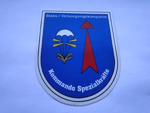 Aufkleber  Bundeswehr  Stabs-/Versorgungskp Kommando Spezialkräfte  ca 8x10  cm - Bild 1 von 1