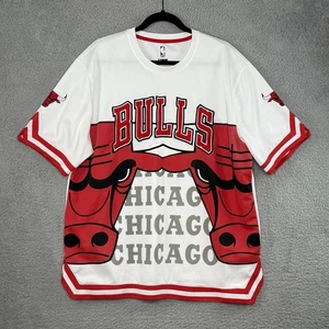 Chicago Bulls NBS Unk Jersey Shirt Stitched Logo Mens Size XXL All Over Print - Picture 1 of 12