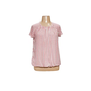 Liz Claiborne Pink Striped Blouse (Size L) - Picture 1 of 4