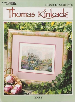 Cross Stitch Chandler's Cottage Book 1 Thomas Kinkade OOP VTG Pattern - Image 1 of 3