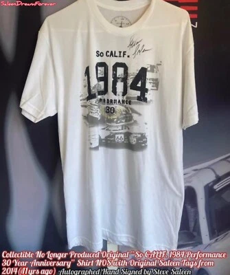 SALEEN PERF 30YR ANNIV 1984 SHIRT NOS FRM 2014 NOS AUTOGRAPHED BY STEVE S FORD - Изображение 1 из 4