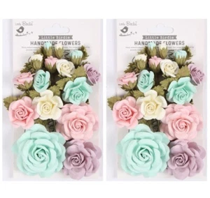 2 packs - Annis Paper Flowers - Fairy Garden Little Birdie Flowers 21/pkg - Picture 1 of 1