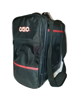 Bolso casillero Ogio el original correa de hombro a rayas negras rojas Foto 1 de 4