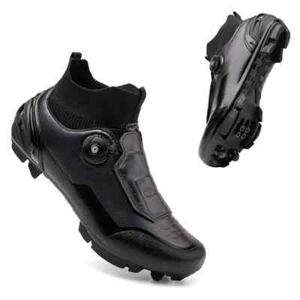 Winter Men's High-top Mountain Road Cycling Shoes Nylon Fitness Training sneaker - Picture 1 of 15