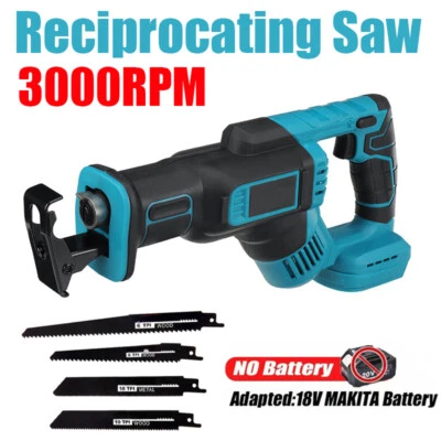 3000RPM Cordless Reciprocating Saw Chainsaw Wood Cutting for Makita 18V Battery - Image 1 of 4