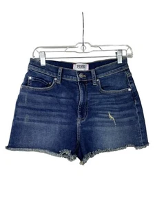 Victorias Secret Pink Denim Jean Cut Off Shorts 8 Distressed High Rise Blue - Picture 1 of 6
