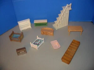 Sylvanian Calico Critters Furniture Accessories Epoch Mix lot Town house - Picture 1 of 7
