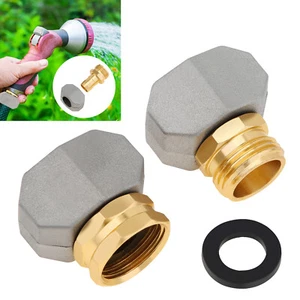 3/4" 5/8" Garden Fittings Mender End Repair Kit Water Hose Male Female Connector - Picture 1 of 12