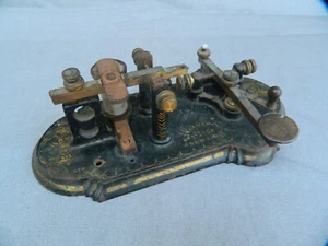 Tillotson Private Line Telegraph KOB z prostym kluczem dźwigniowym - Zdjęcie 1 z 9
