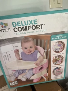 Baby Portable Booster Seat Table Folding Compact Feeding High Chair Toddler Tray - Picture 1 of 1