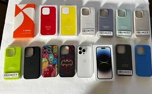 Apple iPhone 14 Pro - 128 GB - Silver (AT&T) with Plenty of cases - Picture 1 of 10