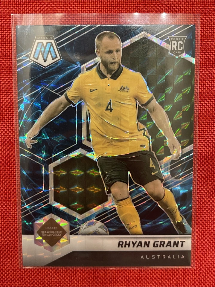 2021-22 Panini Mosaic Road to World Cup Rhyan Grant RC Genesis Australia - Image 1 of 2