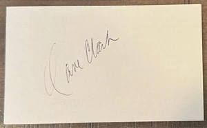 DAVE CLARK SIGNED 3X5 INDEX CARD PITTSBURGH PIRATES CLEVELAND INDIANS AUTOGRAPH - Picture 1 of 1