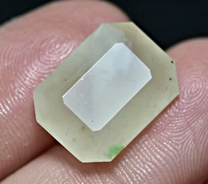 15,70 Karat sehr seltener natürlicher weißer grossulärer Granatschliff Edelstein aus Pakistan - Bild 1 von 12