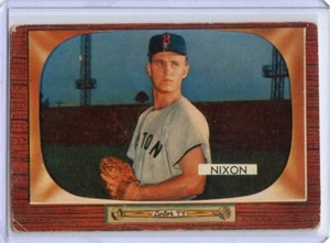1955 Bowman Willard Nixon Boston Red Sox #177 🚀😳💥 F/G - Picture 1 of 2