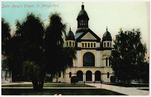 Postcard St. Mary's Chapel Notre Dame St. Mary's, IN - Picture 1 of 2