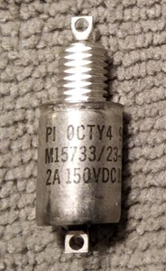 NEW SPRAGUE MIL SPEC M15733/23-0059 EMI FEEDTHROUGH FILTER 2A 150VDC 125 DEG C - Picture 1 of 4