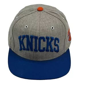 New York Knicks Mitchell & Ness grigio blu snapback 2012 misto lana - Foto 1 di 10