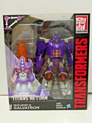 Transformers Titans Return Voyager Class Nucleon & Galvatron - Image 1 of 4